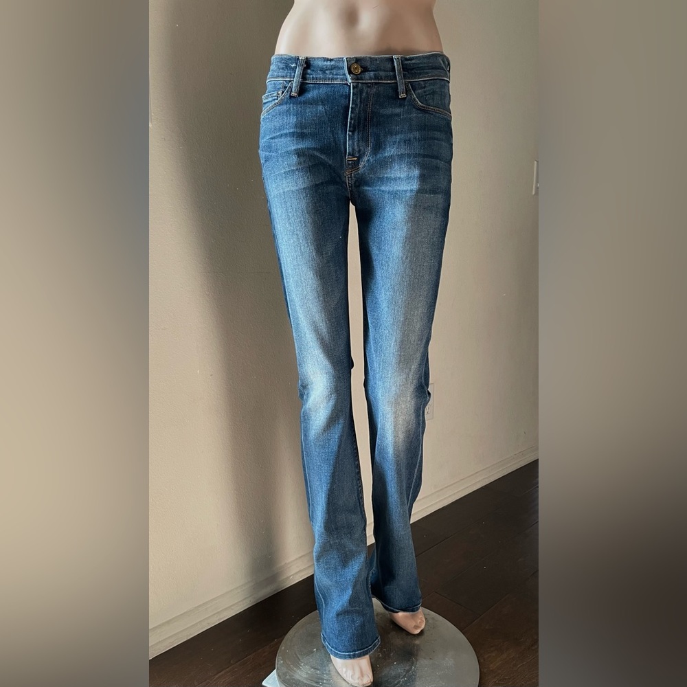 New Women’s 7 For All Mankind Jeans Skinny Bootcut blue Size 28